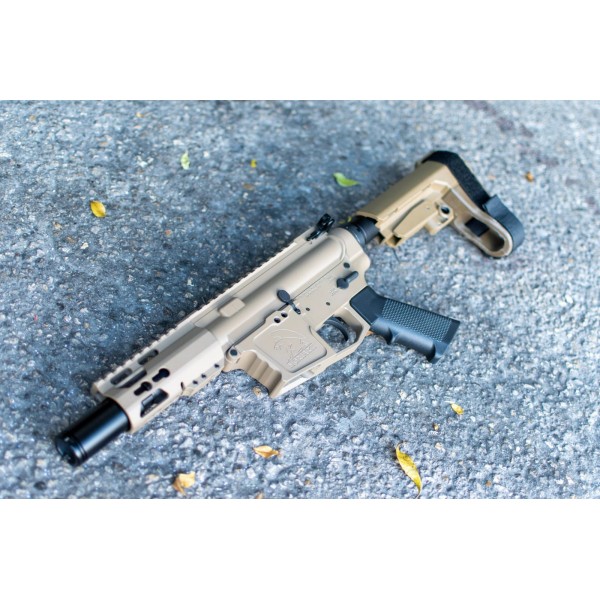AR-9 4.5" PISTOL UPPER  / FLASH CAN, BCG AND CHARGING HANDLE / NON LRBHO